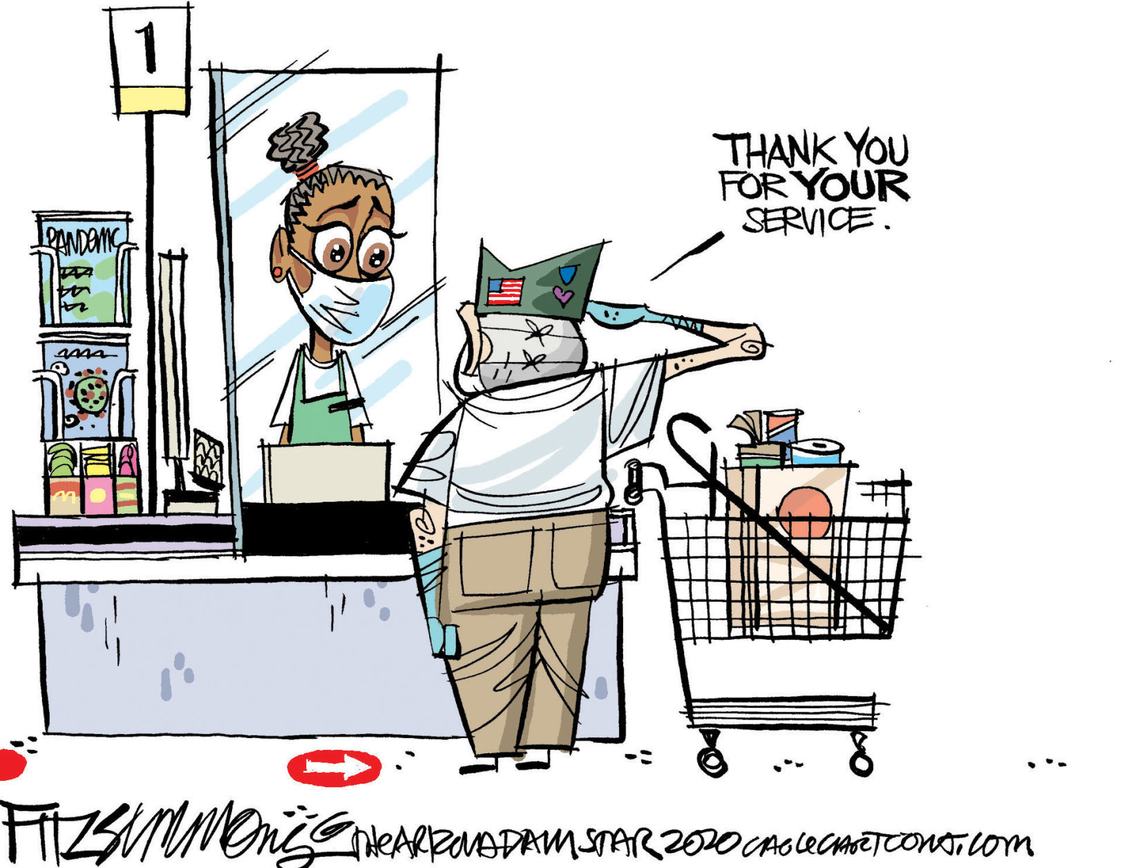 Daily Fitz Cartoon: Gratitude